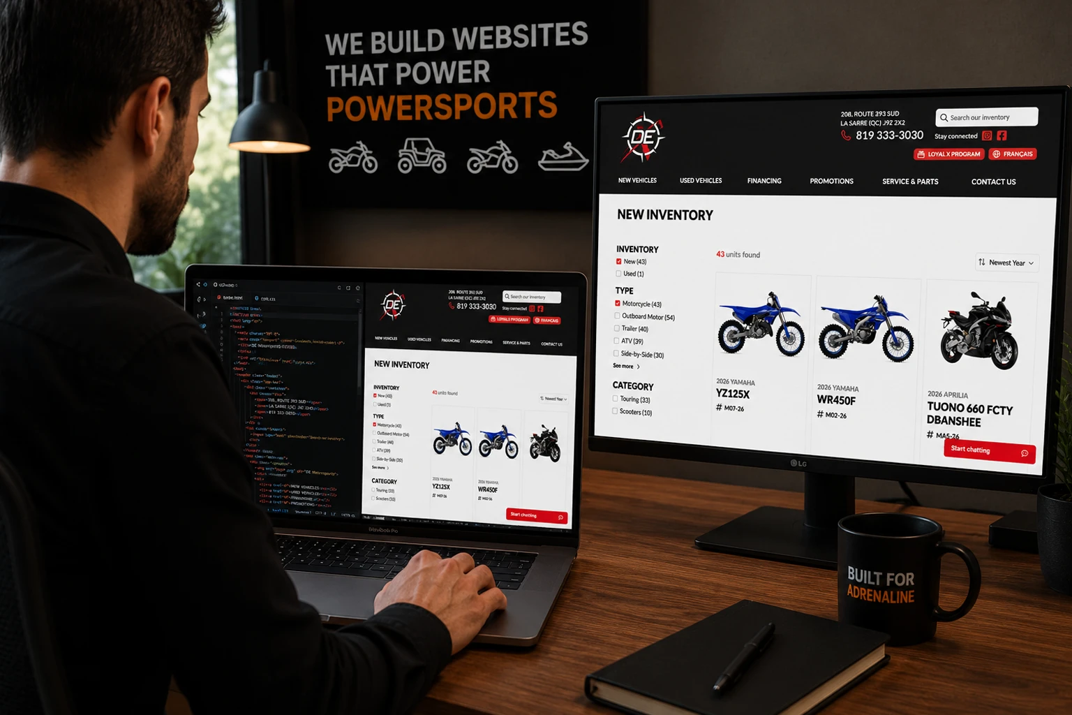 Web Turbo inventory page